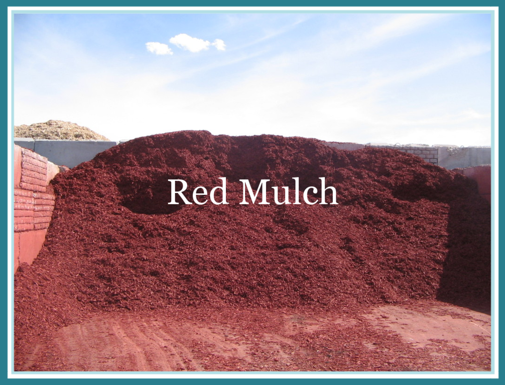Red mulch dye